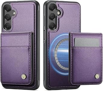 for Samsung A56 Magnetic Leather Wallet Phone Casefor Samsung A56/Purple