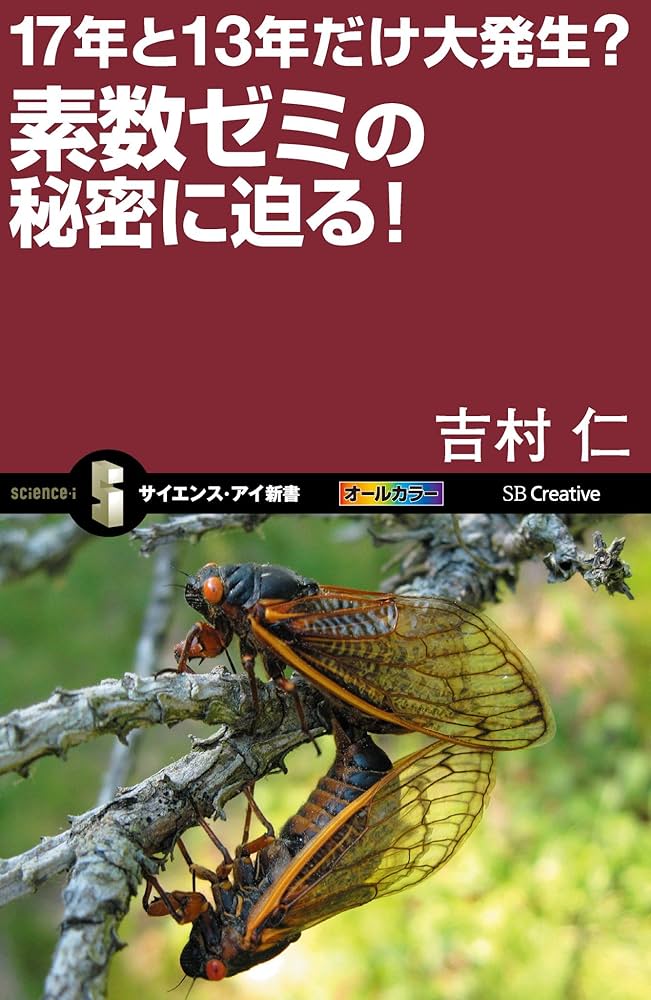 17年と13年だけ大発生?素数ゼミの秘密に迫る! (サイエンス・アイ新書 72) Amazon.co.jp: 17年と13年だけ大発生？素数ゼミの秘密に迫る