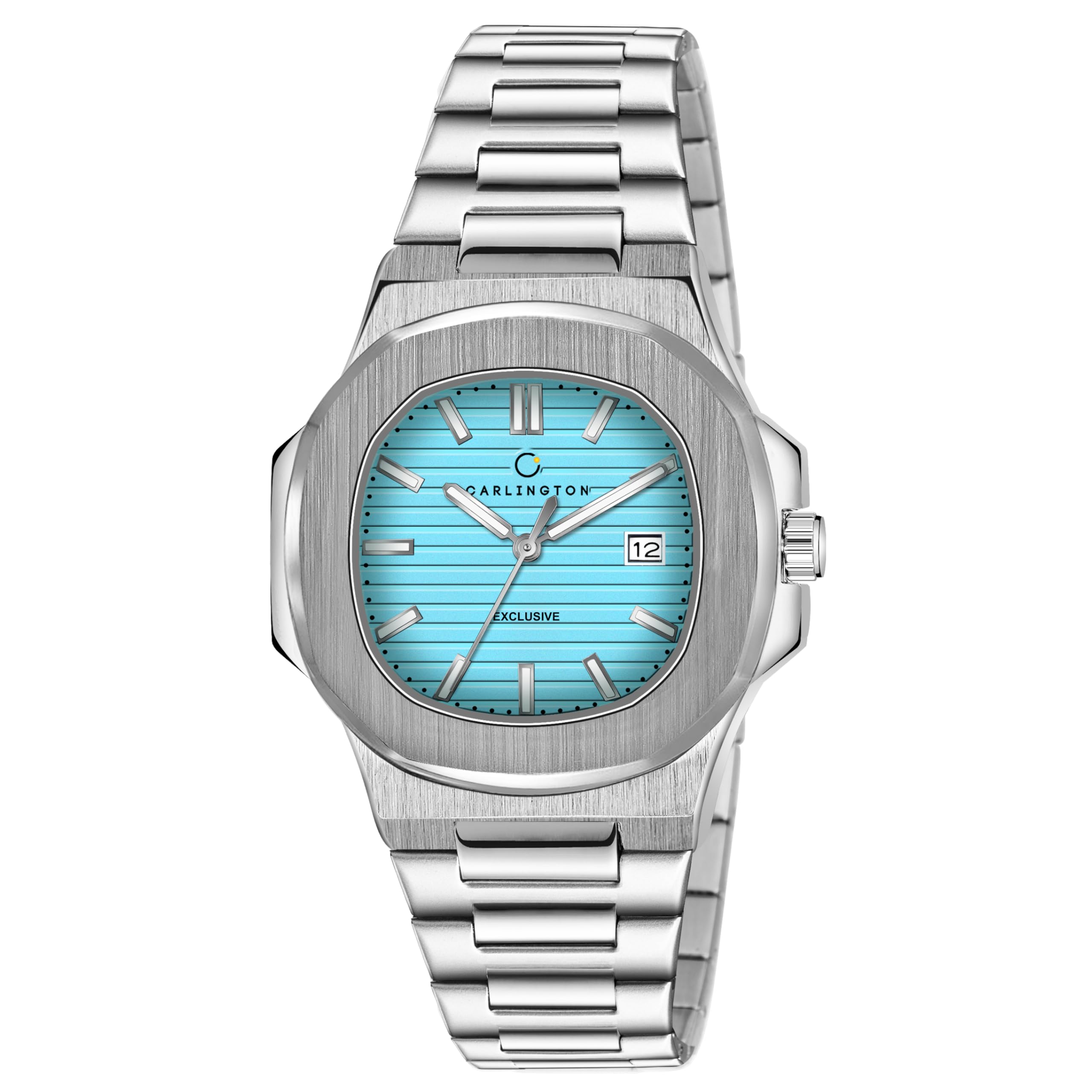 Carlington Stainless Steel Analog Wrist Watches for Men-Ct 8822