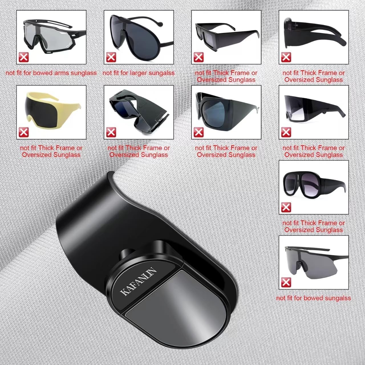 Stay Organized on the Go: Must-Have Sunglass Holder for Your Car Visor!