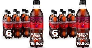 Coca-Cola Cherry Coke Zero Sugar | 16.9 fl oz | 12 Pack