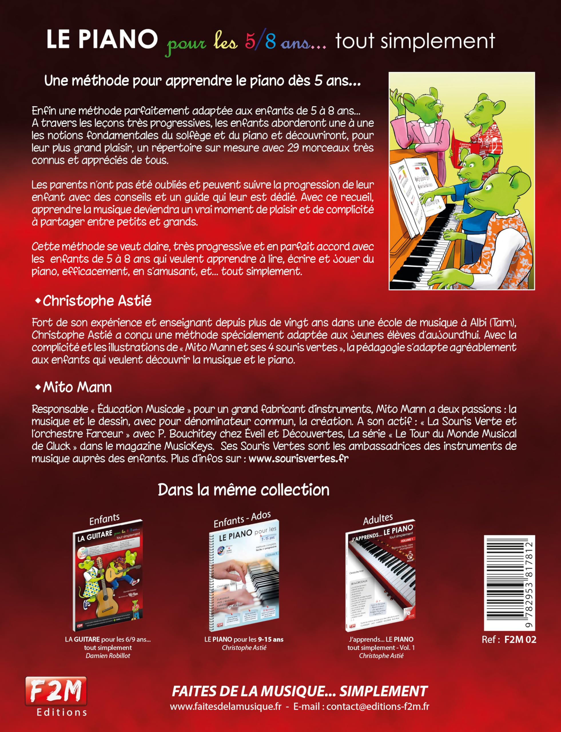 LE PIANO pour les 5/8 ans... tout simplement + CD