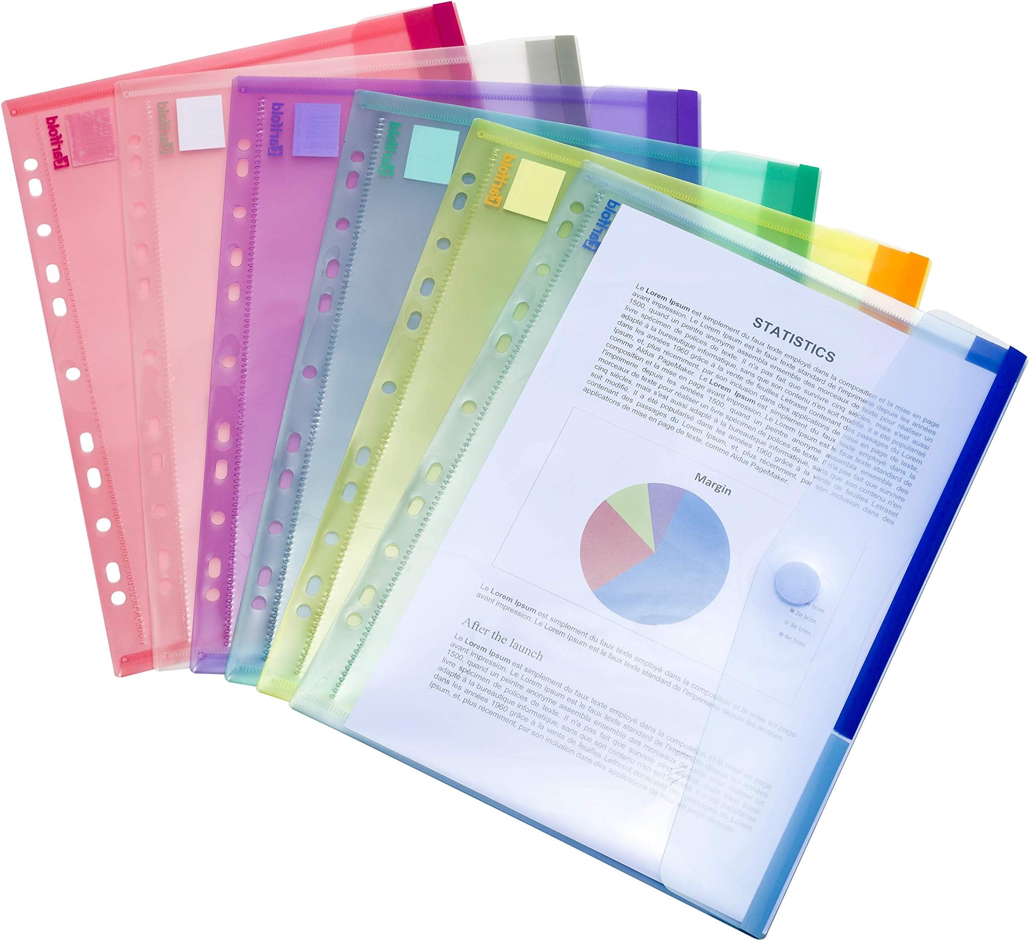 Tarifold A4 Punched Plastic Wallets/Envelopes/Folders/Poly Pockets for