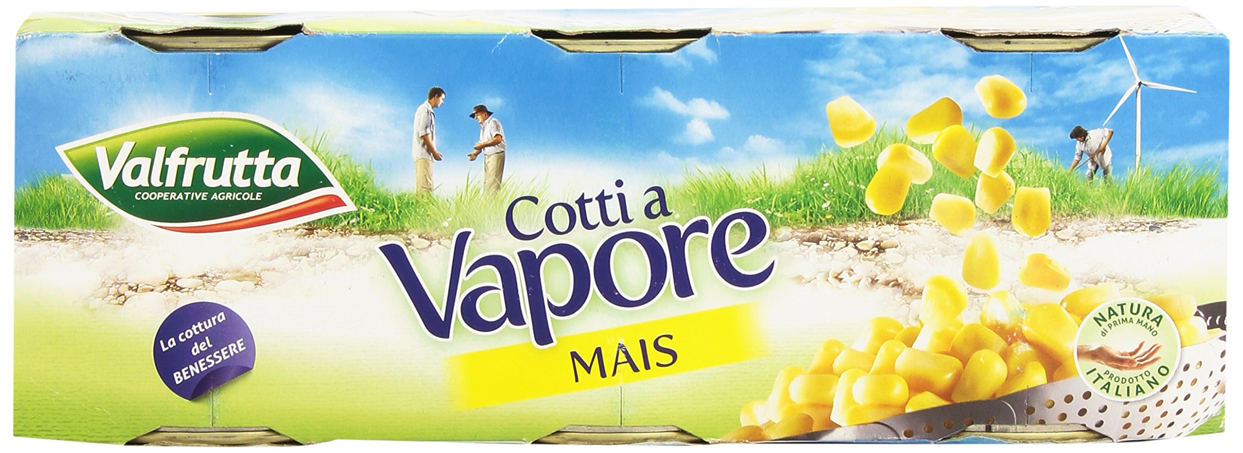 Valfrutta Mais - 4 confezioni da 3 pezzi da 326 g [12 pezzi, 3912 g]