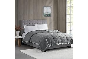 Madison Park Windom Satin Trim Blanket