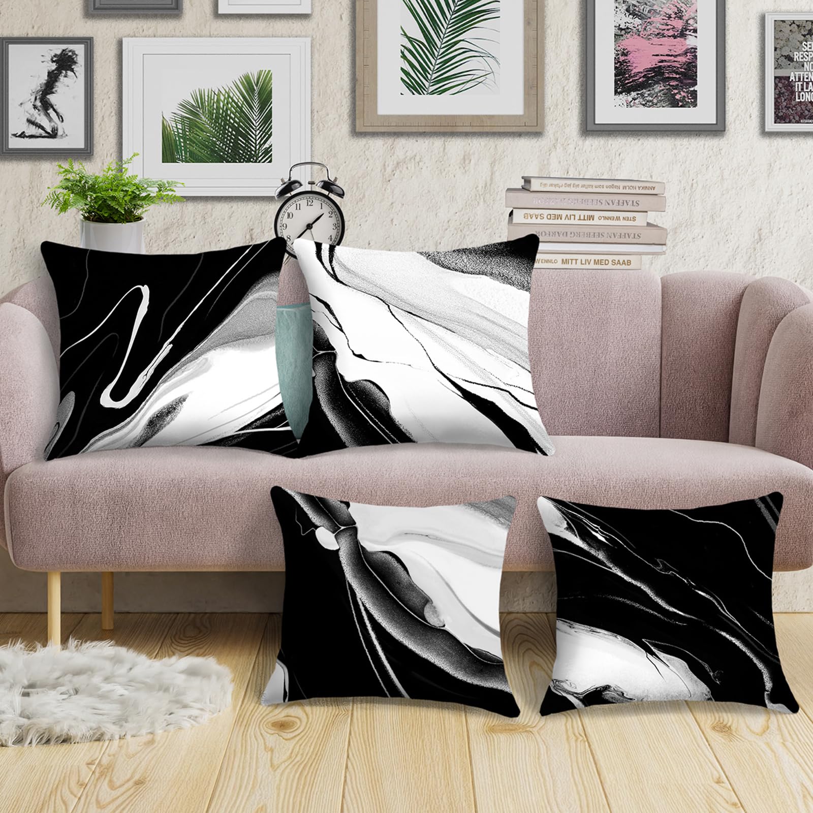 Federa per cuscino con motivo astratto – Decorazione moderna e colorata per la casa - Italia