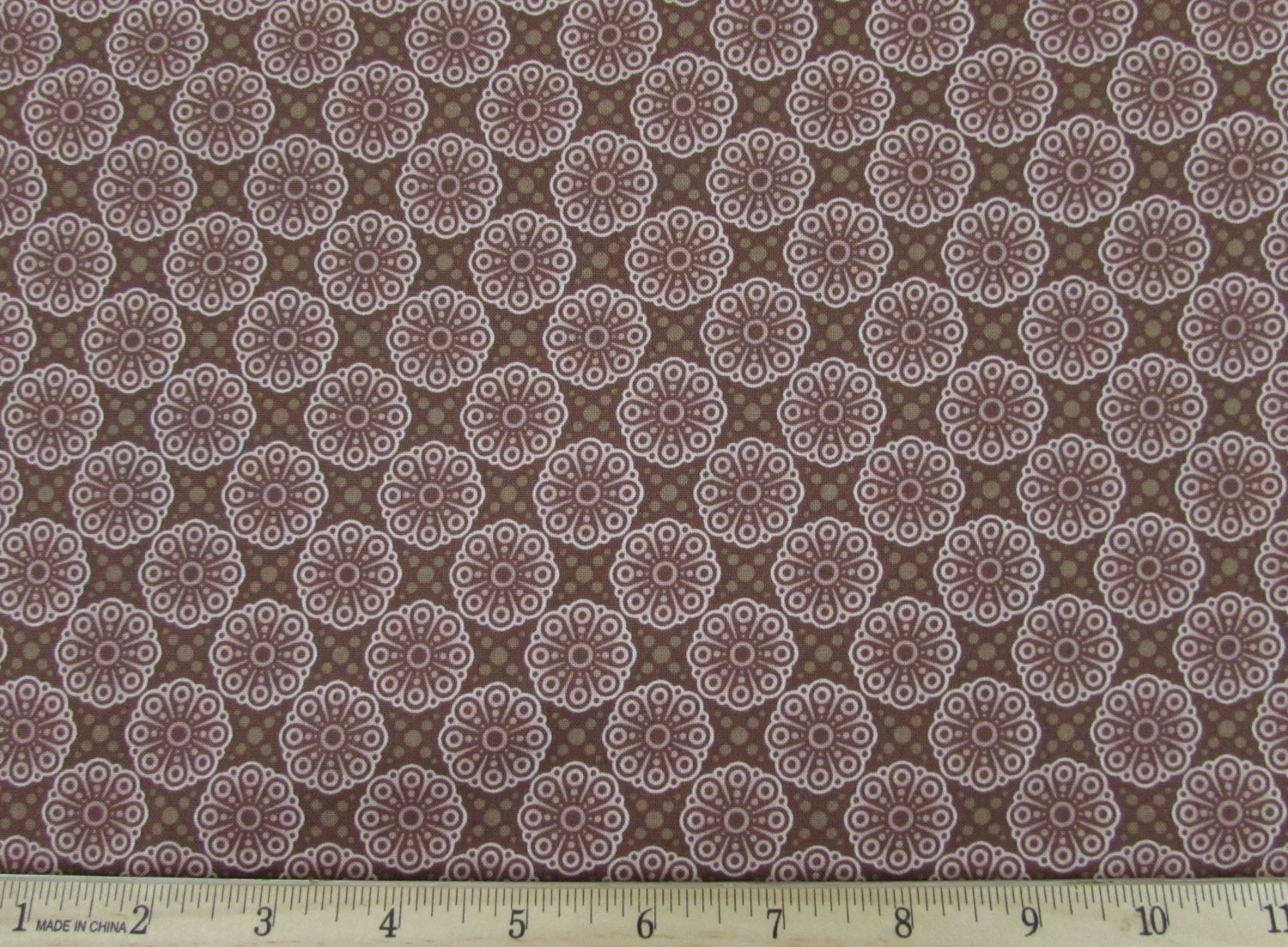 Friendly Forest Chocolate Brown Fabric Fabric from SPX Sold by The Yard