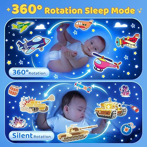 Miniatura 6 de Dinosaur Toys for Kids 3-5 Egg Light| 15 Sleeping Sounds+12HD Films+7 Colors+360°Rotating | Easter Dinosaur Dinosaurs Primal Hatch Boy Toys for Boys