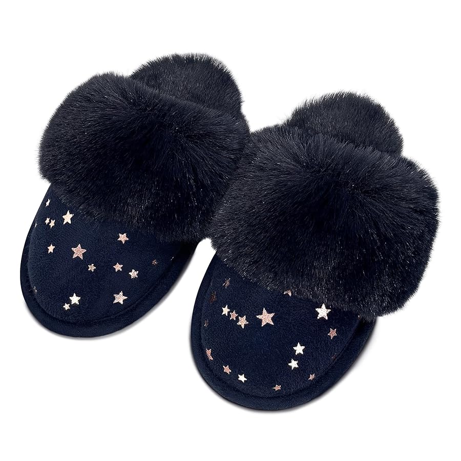 Dream Bridge Kinder Hausschuhe - Einhorn & Dino Design Mit Rutschfester Sohle