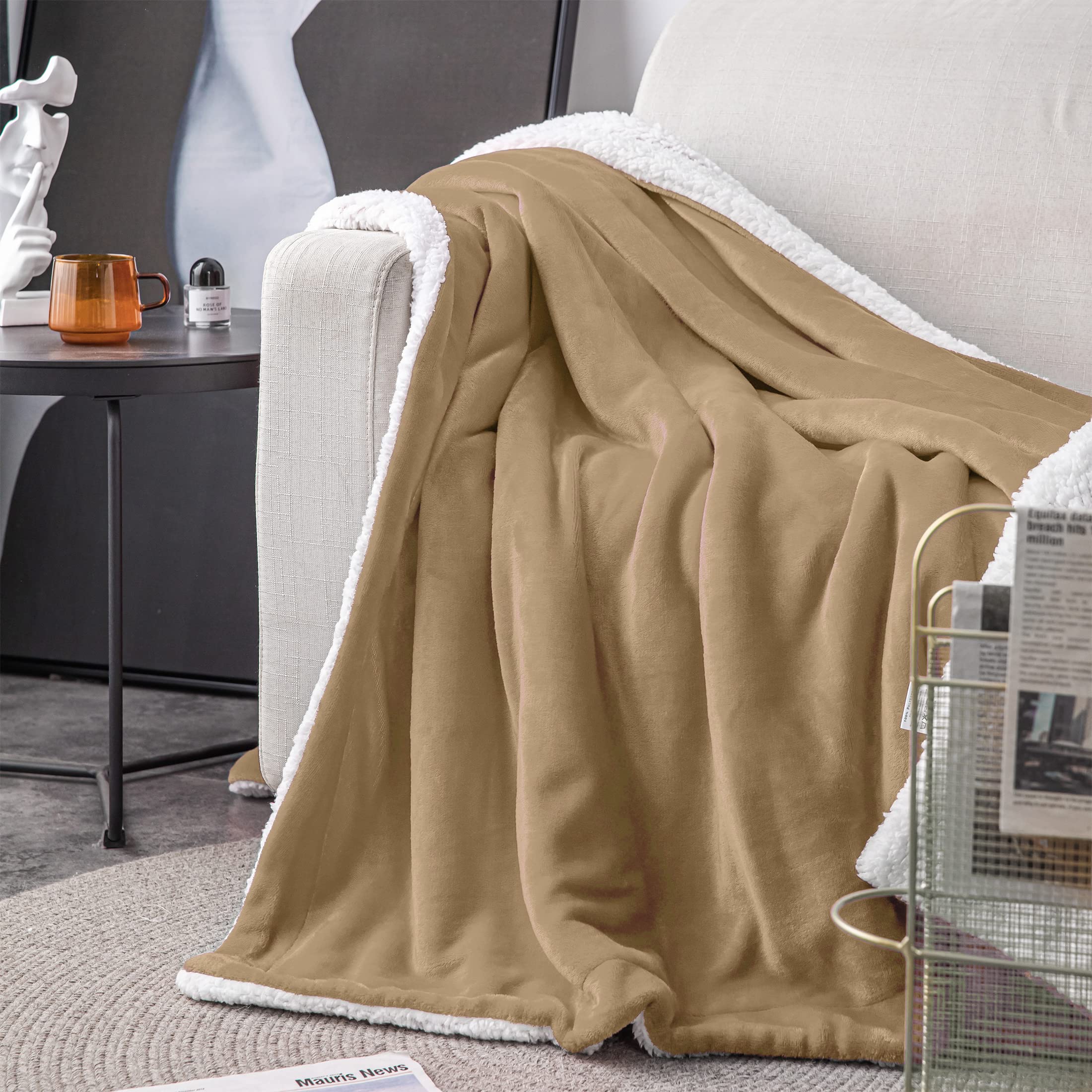 Winthoe Coperta Calda e Spessa, Plaid Divano orbida Soffice, Coperte