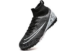 Kids Turf Soccer Shoes Boys - Indoor Outdoor Soccer Cleats Football Shoes