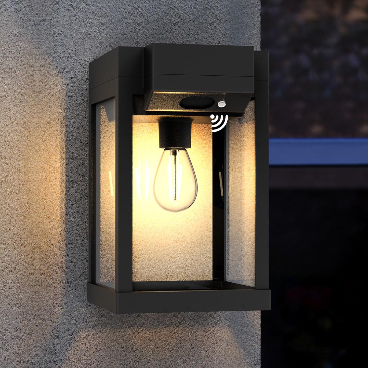 tekstap Solar Wall Lights Outdoor, 150°Motion Sensor Solar Security
