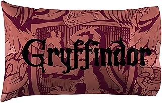 Harry Potter House of Gryffindor Kids Super Soft Double-Sided 1 Pack Pillowcase (Official Harry Potter Product)