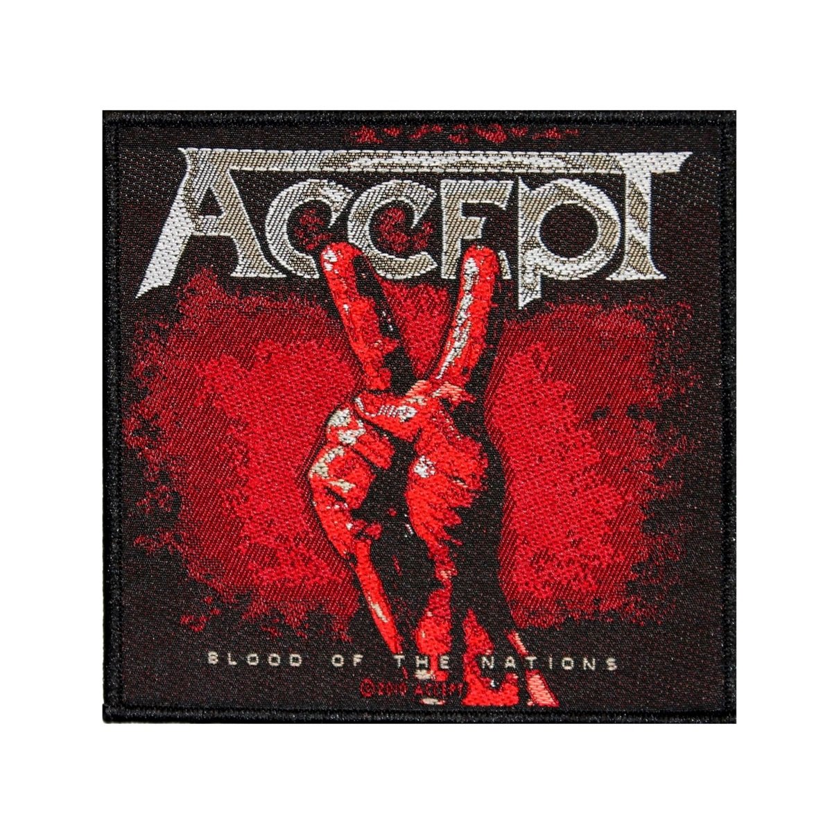 Amazon.com: Accept Blood of The Nations Patch Album Art Metal Band