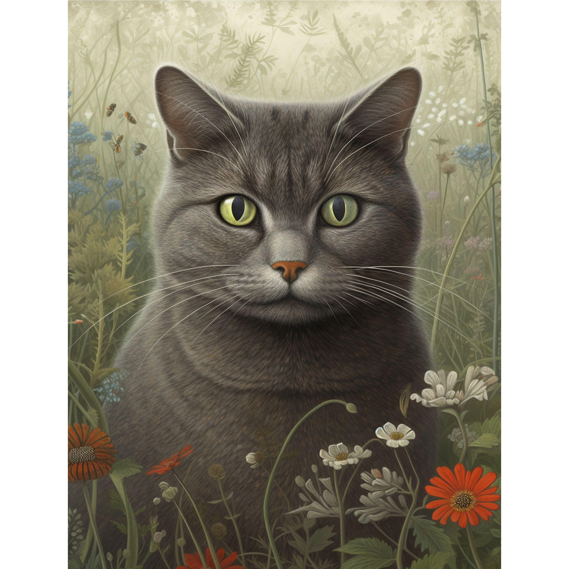 Papel de arroz Gatos, 20 x 26,6cm (6pc) - 6 Diseños para Scrapbooking Tarjetas Manualidades, Decoupage by CRAFT KREATIVELY