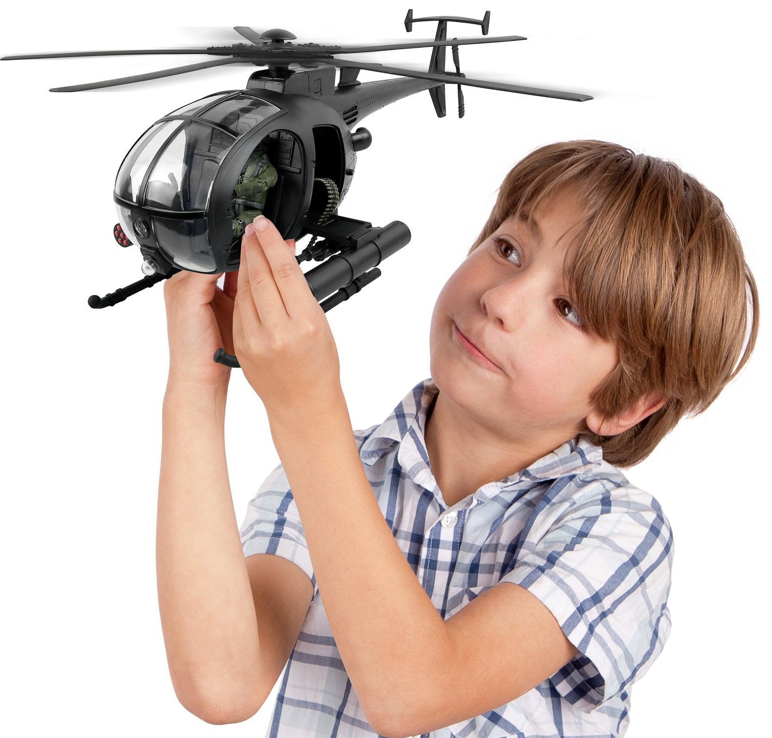 Click N' Play Military Attack Combat Helicopter 20 Piec | B2B