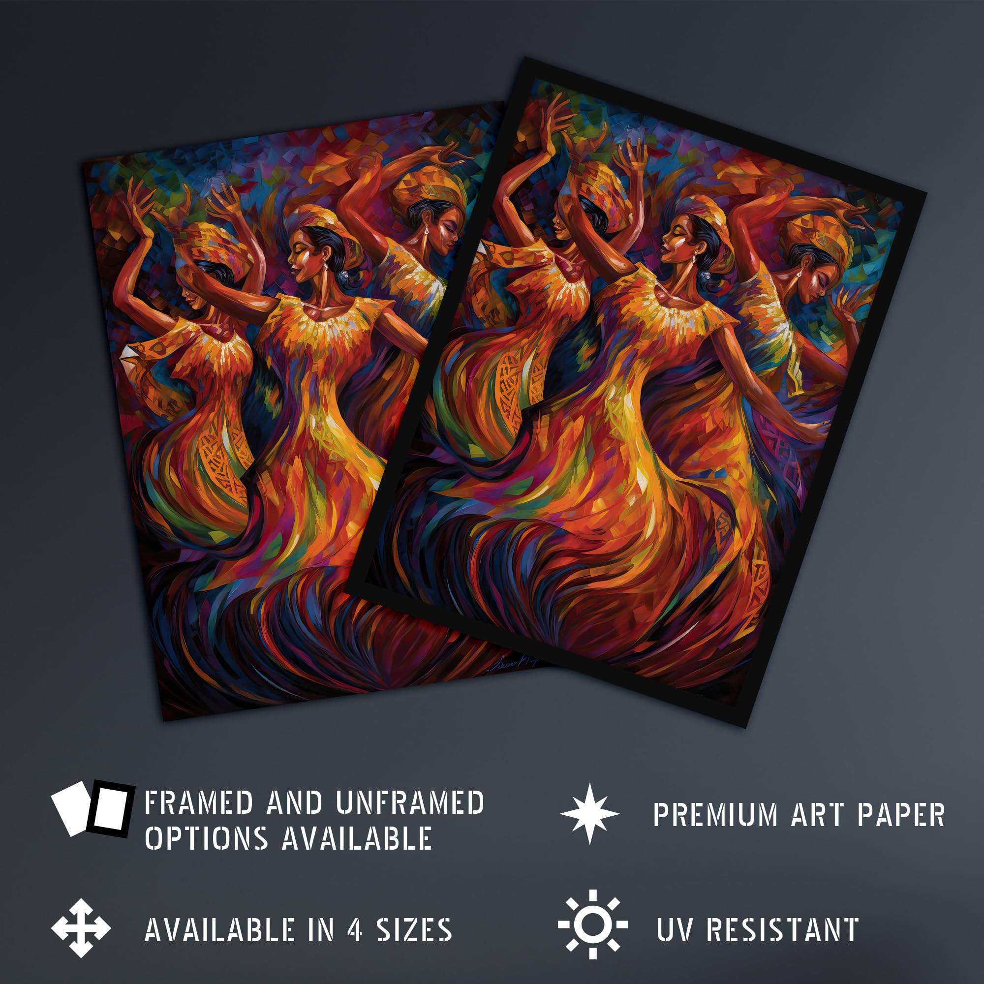 Amazon.com: Artery8 Latino Salsa Music Abstract South America