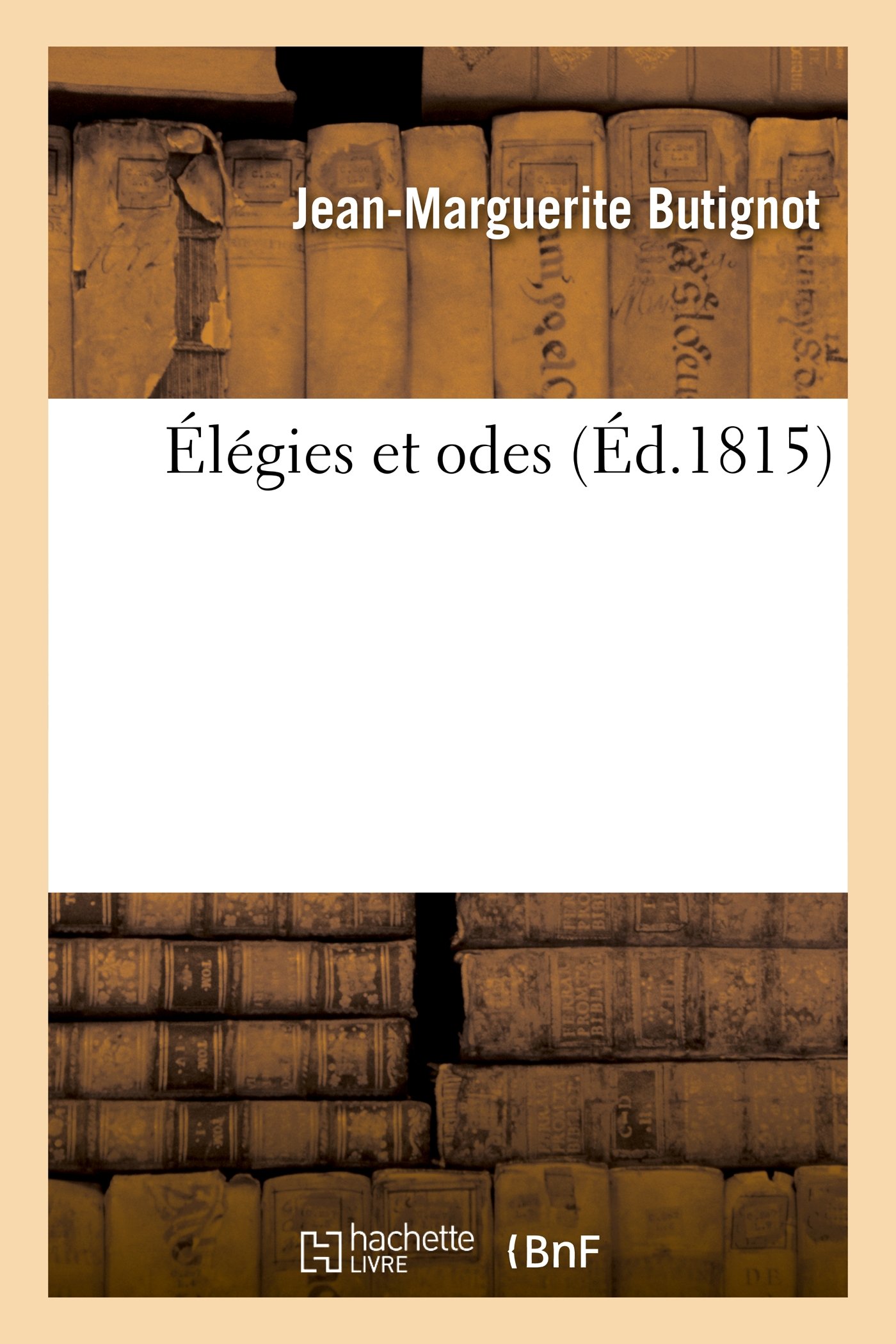 Élégies et odes (Litterature)