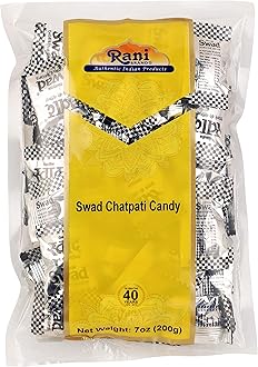 Rani Swad Chatpati Candy 7oz (200g) Individually Wrapped ~ Indian Tasty Treats | Vegan | Gluten Friendly | NON-GMO | Indian Origin