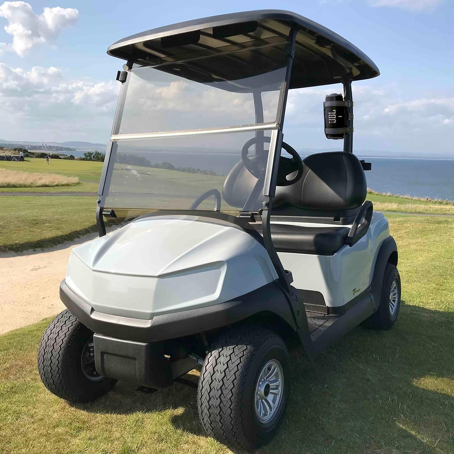 Upgraded Large Portable Speaker Mount for Bluetooth Speakers with 12''-20'' Circumference, Waterproof Adjustable Velcro Strap Holder for Golf Cart Bike UTV ATV Motorcycle or Boat Railing - Image 9