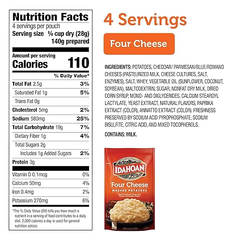 Miniatura 9 de Idahoan Puré de papas sazonado con Hidden Valley Original Ranch, 4 onzas (paquete de 12)