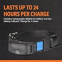Vista 6 de SportDOG TEK Series 2.0 GPS Tracking System Add-A-Dog Collar - Waterproof Receiver Collar with Multiple Correction Modes - Rechargeable with