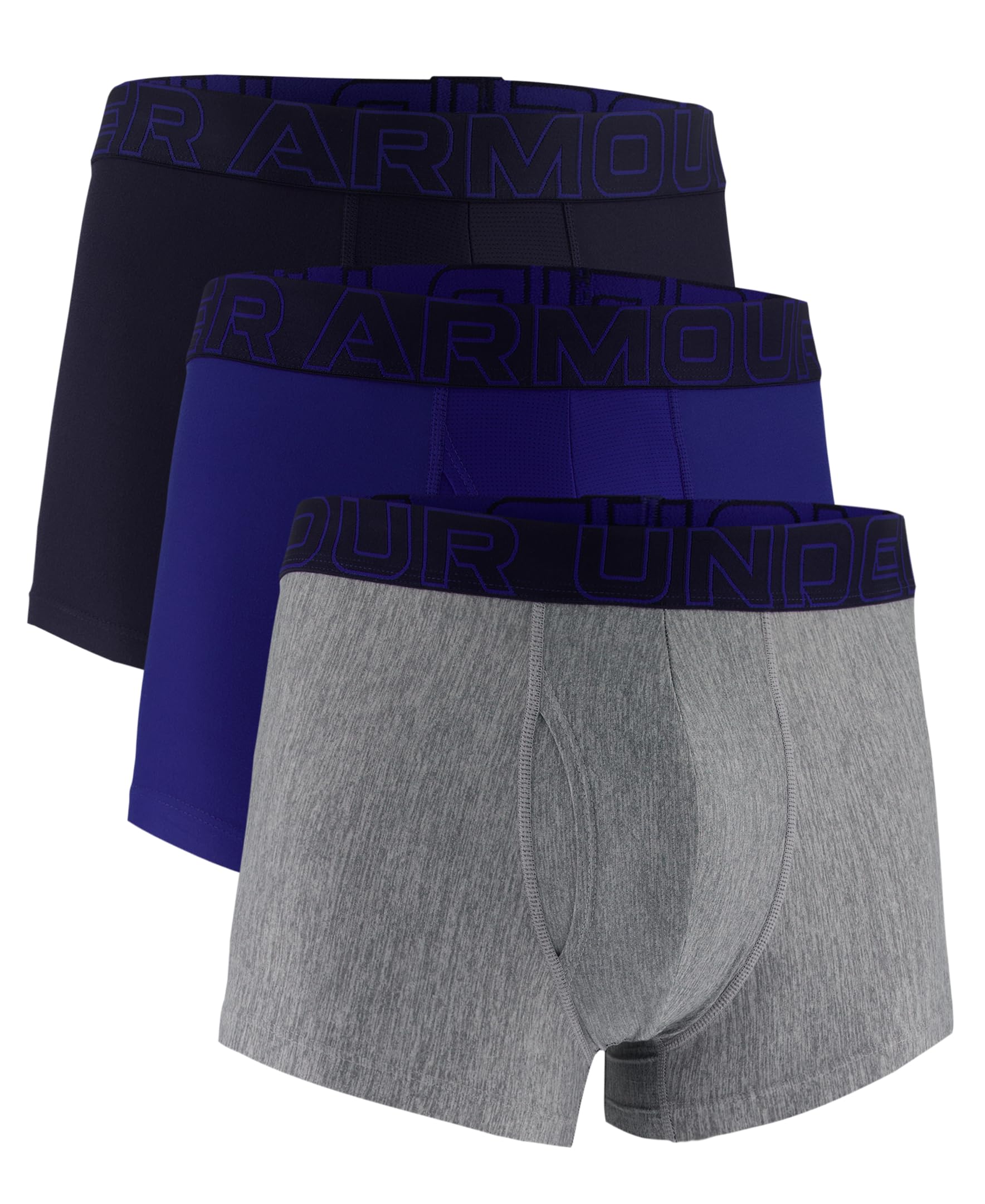 Under Armour Men's Multi-Pack Performance Tech Trunk, Boxer Brief with 3" Inseam, Ultra-Soft