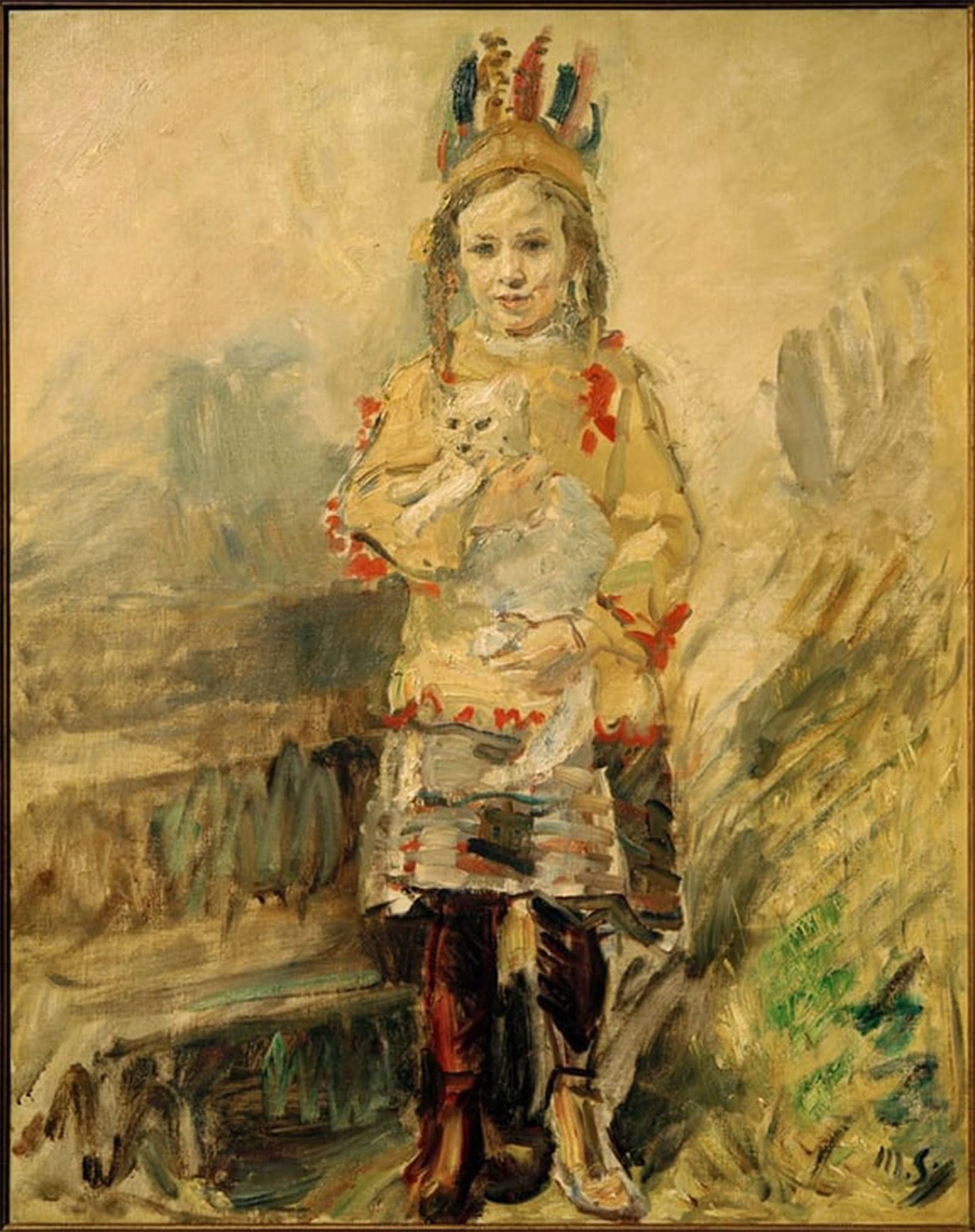 Impression d'affiches Max Slevogt affiche toile portrait art décor - 5