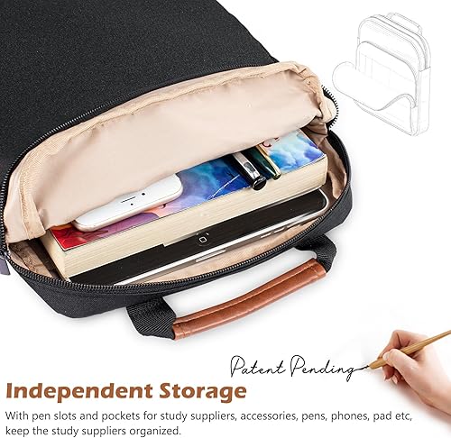 Miniatura 4 de Funda de libro con cremallera, bolsa de libro de 11 x 9 pulgadas, bolsa protectora de libros, funda de libro para amantes de los libros, funda de