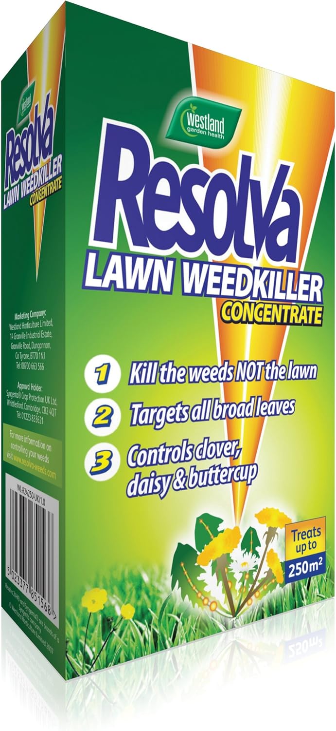 Resolva Lawn Weed Killer Concentrate, 250 ml Amazon.co.uk Garden