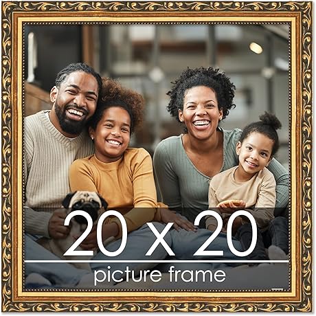 Gold Poster Palooza: 20x20 Picture Framing Extravaganza