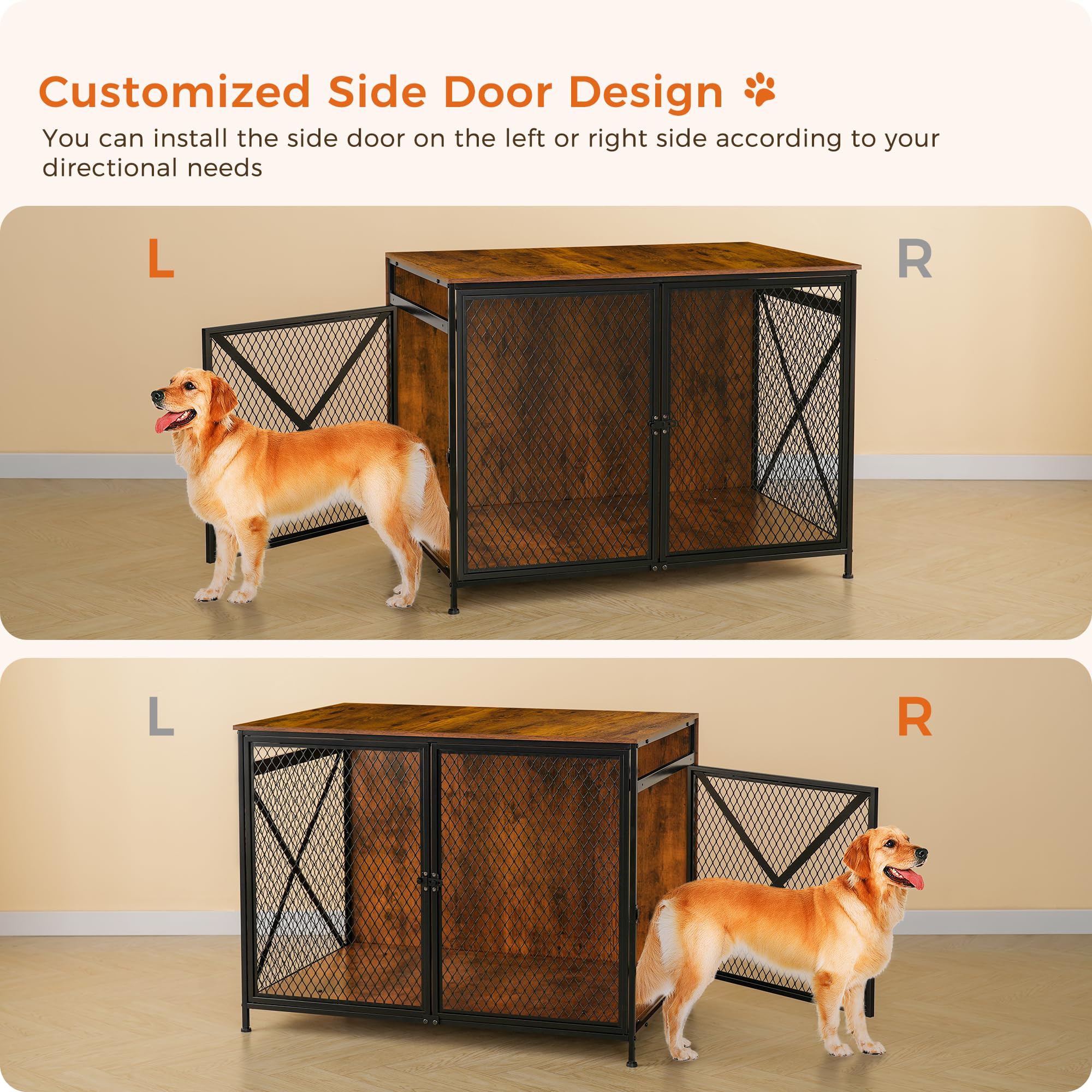 Picture of Snapklik.com : DWANTON Dog Crate Furniture, 42.5