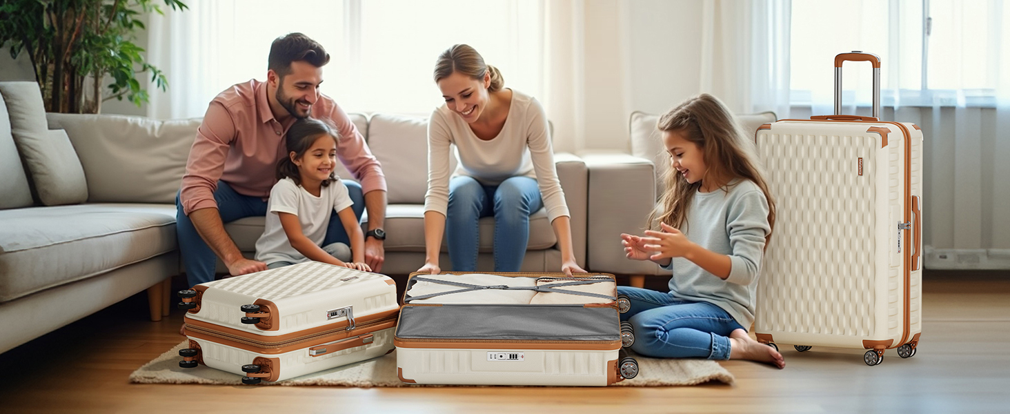 Amazon.com | Melalenia Luggage Sets 3 Piece, Hard Shell Carry on