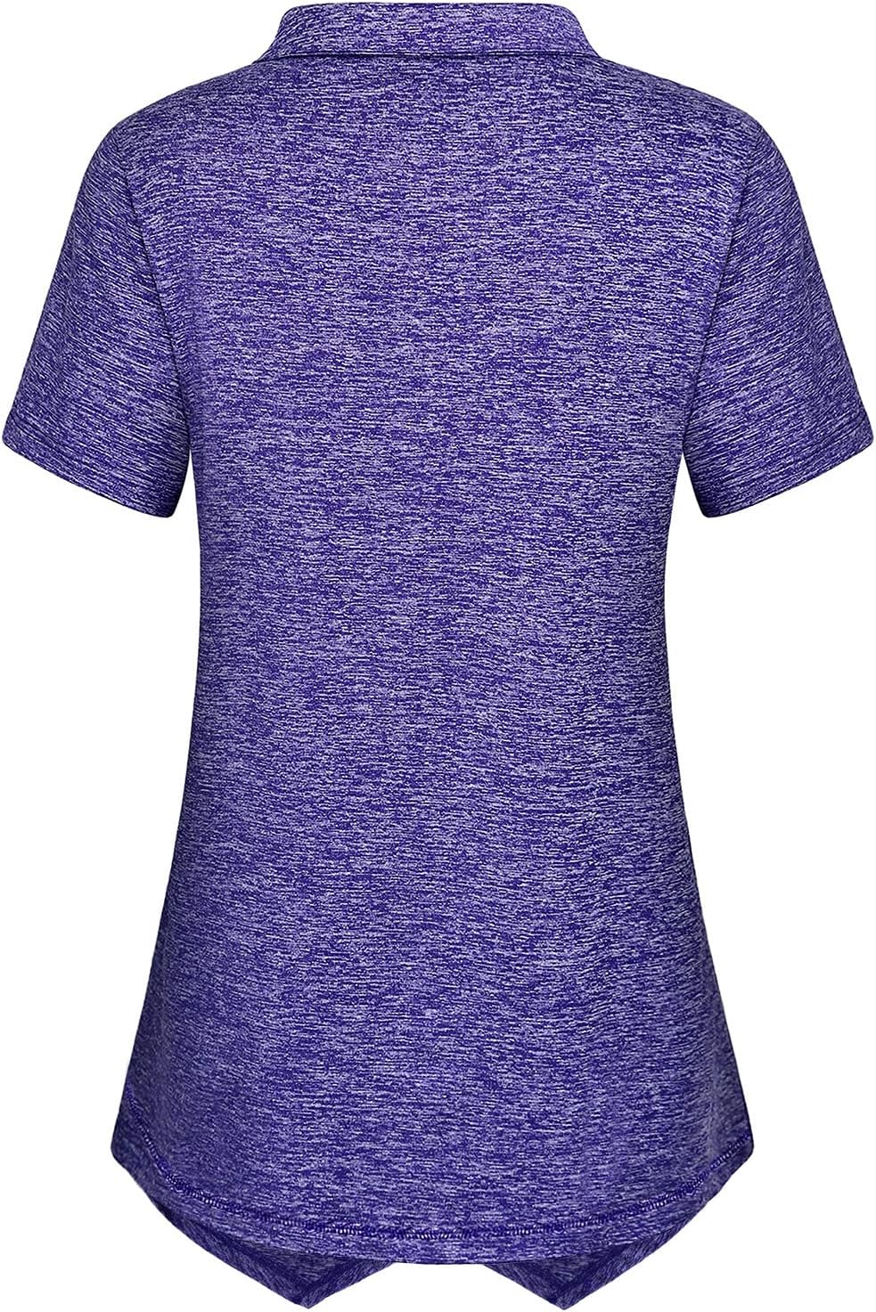 MISS FORTUNE Women's Workout Tops Golf Polo Short Sleeve V Neck Shirts Lightweight Moisture Wicking Athletic Tennis Work Top