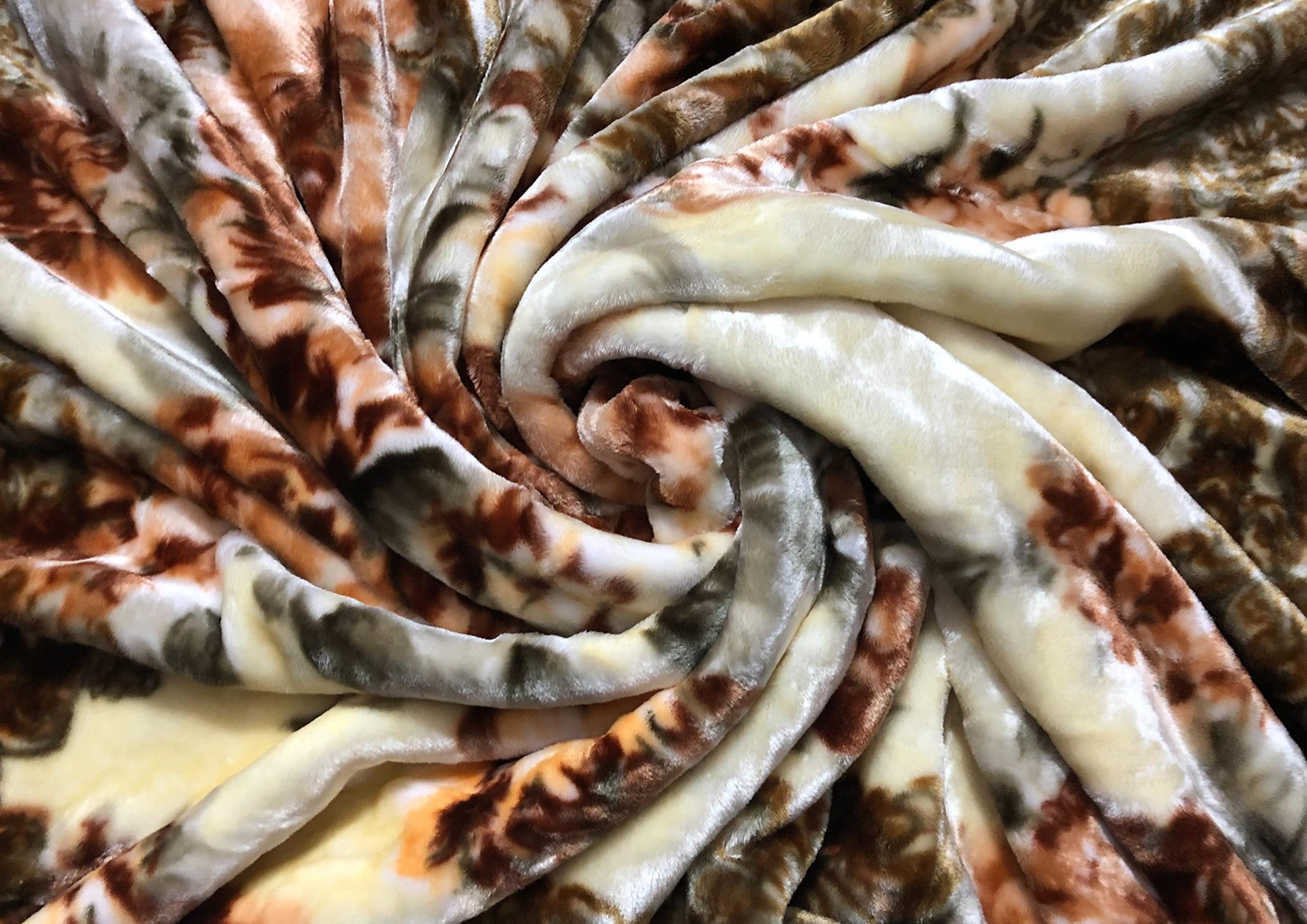 SignatureAndrew Single Bed Blanket | 2 Ply Super Soft | Size 160x220 cm | Lightweight & Cozy | Comes in Blanket Bag | Ideal for All Seasons (Light Brown)| TC - 350