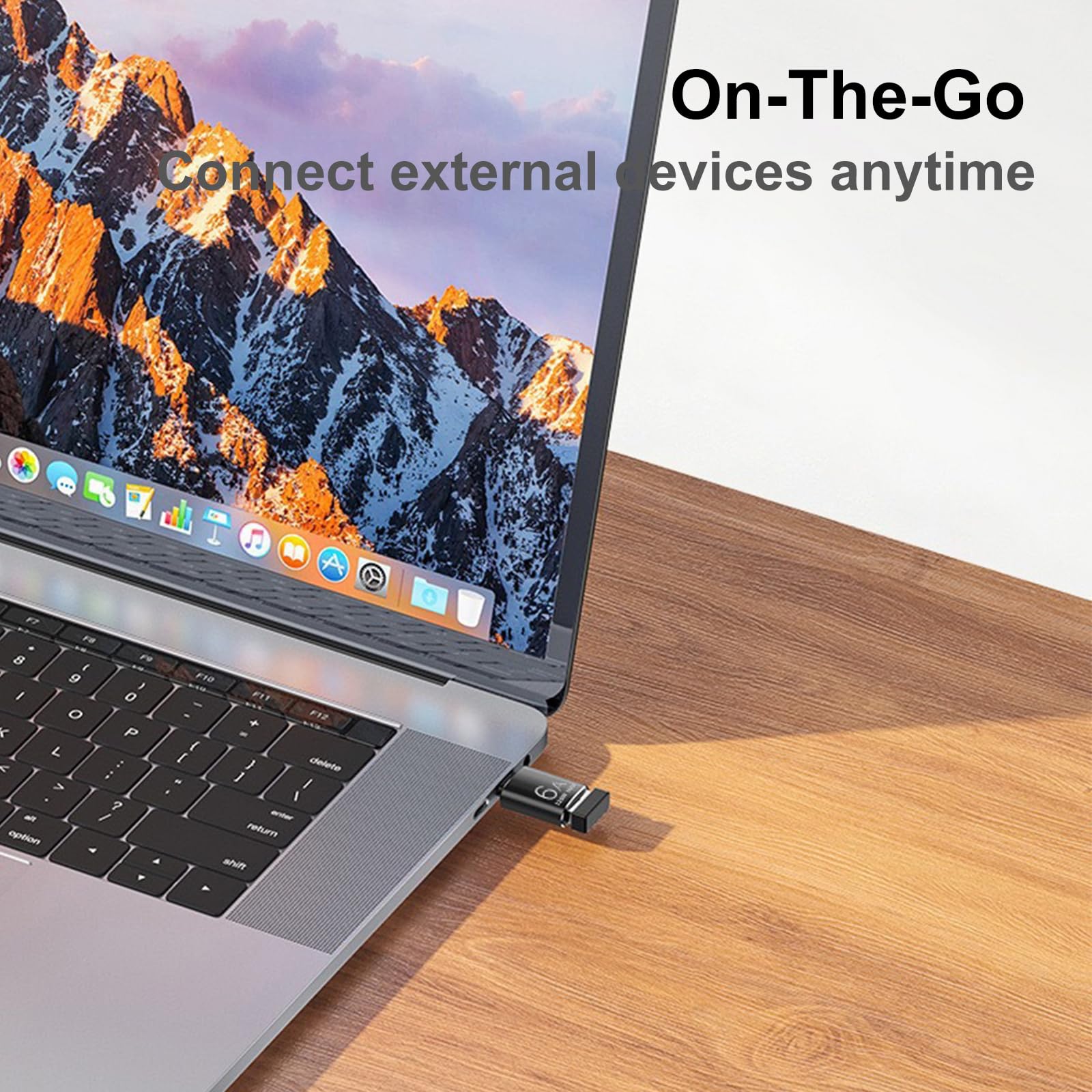 Produktbild von Aceyoon USB C Auf USB Adapter, 2 Stück USB C Buchse Auf USB Stecker