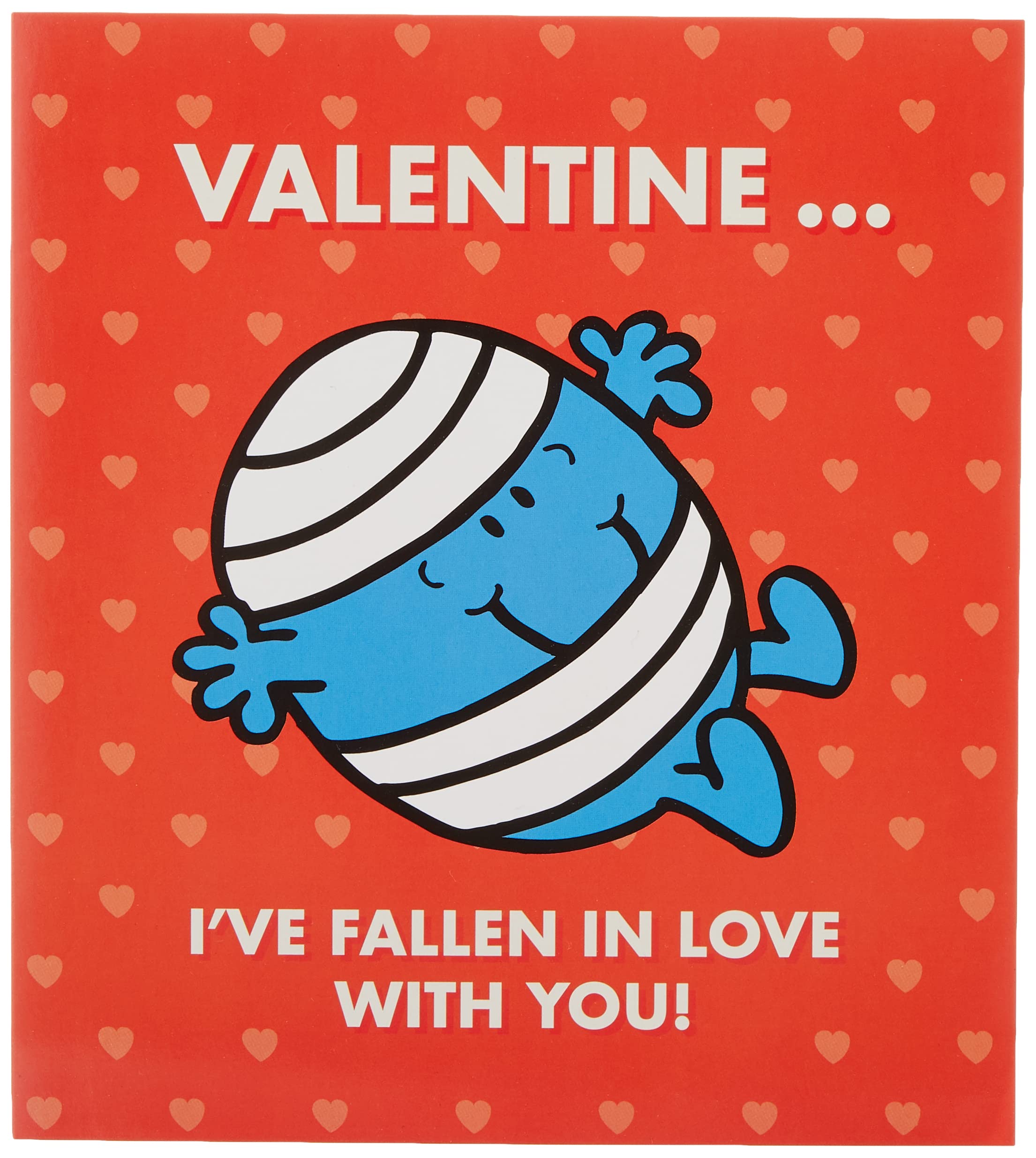 Mr Men & Little Miss Men's Valentines Day Card 'Fallen For You' Mr. Men & Little Miss Made From Sustainably Resourced Paper Extra