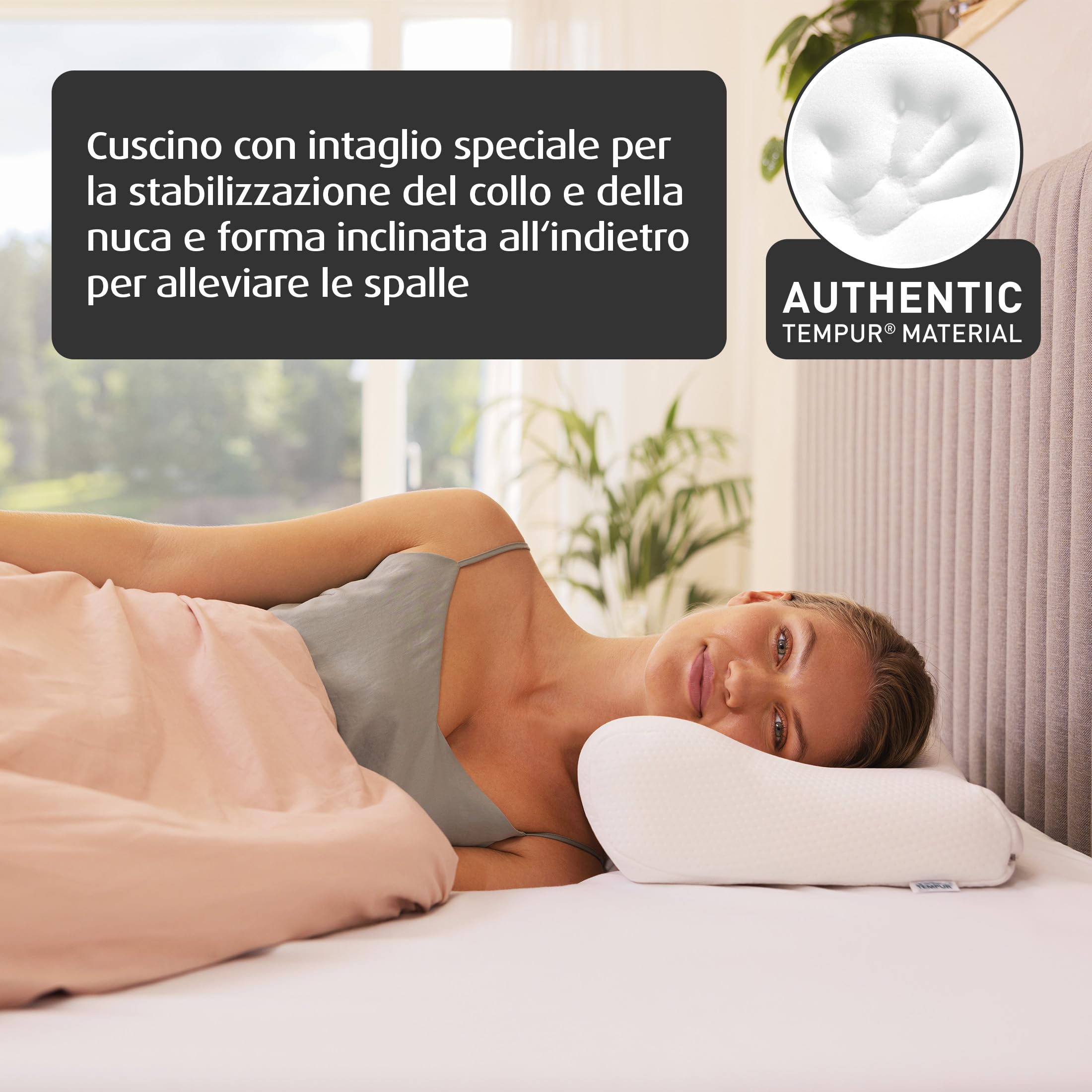 TEMPUR Millennium Memory Foam Pillow, Ergonomic Neck Support