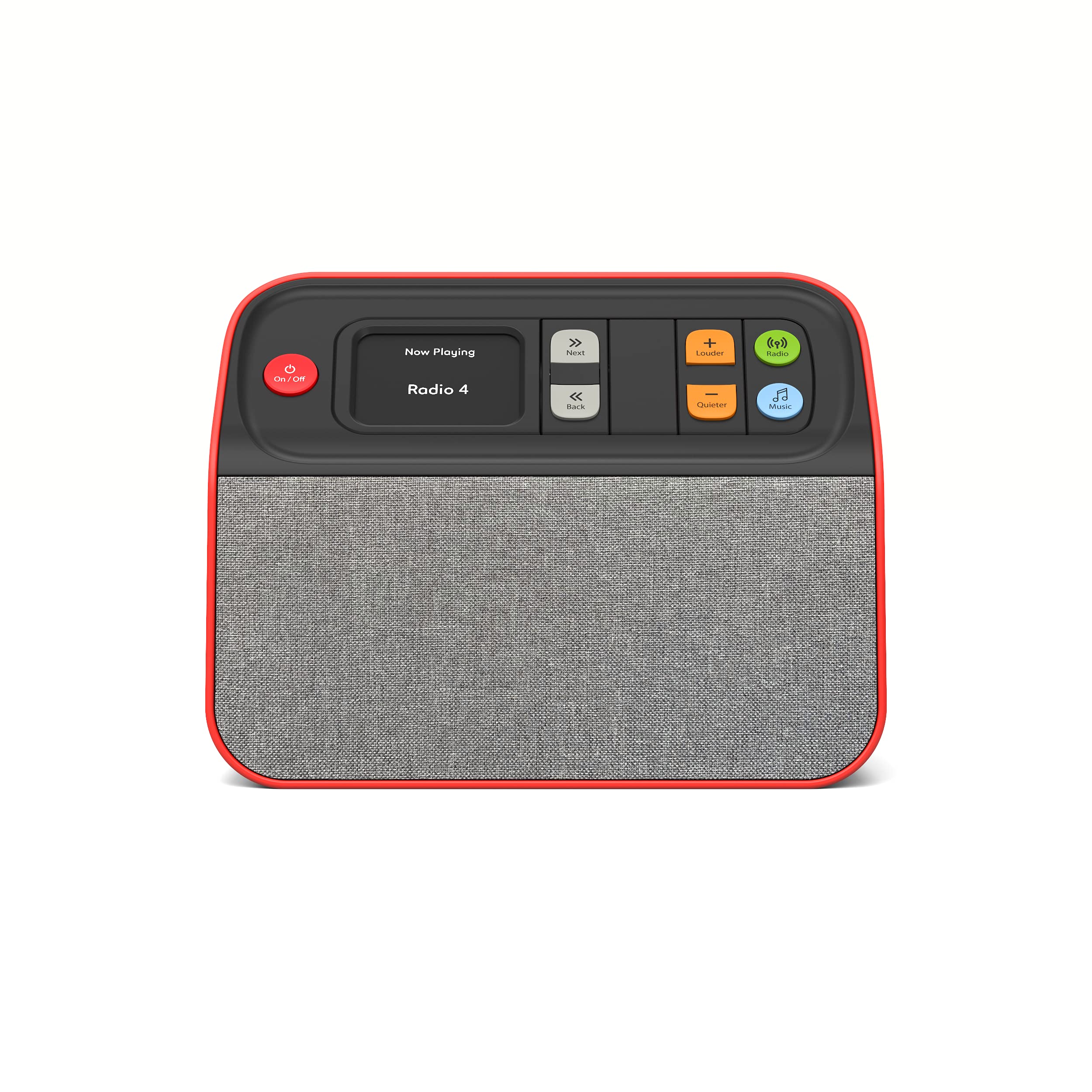 Unvergesslicher Digital-Radio DAB/DAB+ FM und Musik-Player, der sich an alle Altersgruppen und Fähigkeiten anpasst.