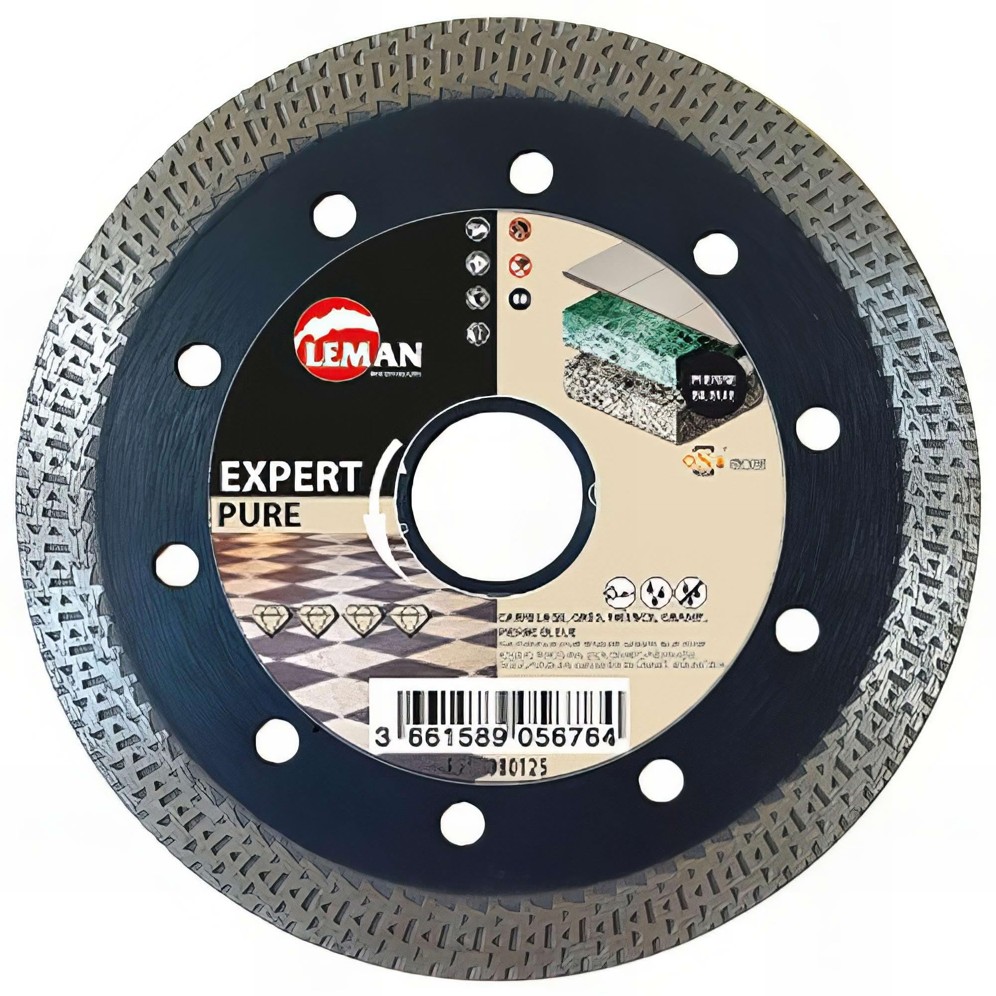 Leman 980125 - Disco diamante para porcelánico extra fino (diámetro 125mm)
