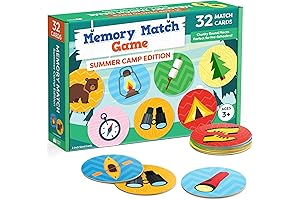 Memory Match Game for Kids - Perfect for Summer Camp, Back to...