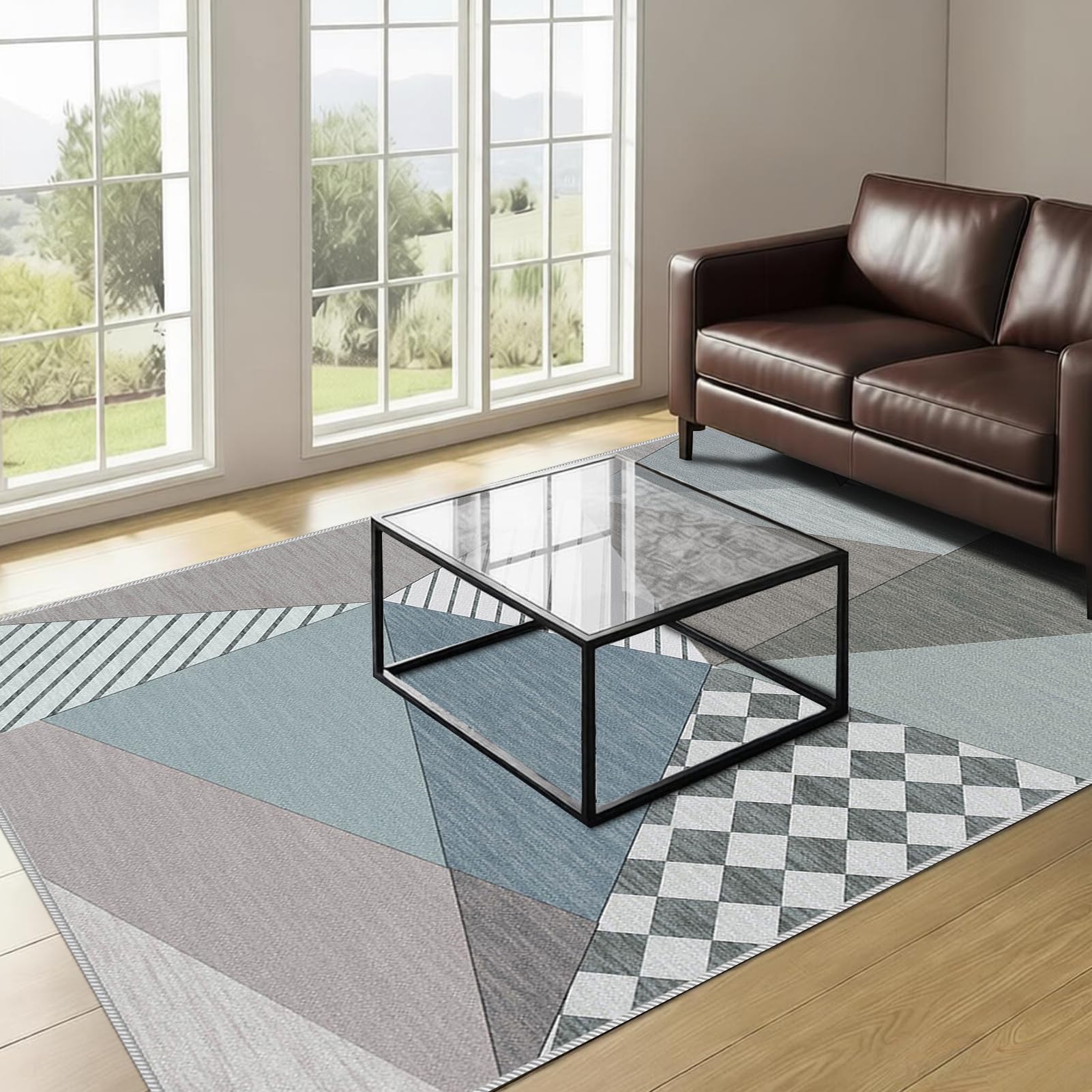 Tapis de décoration pour chambre et descente de lit douillette