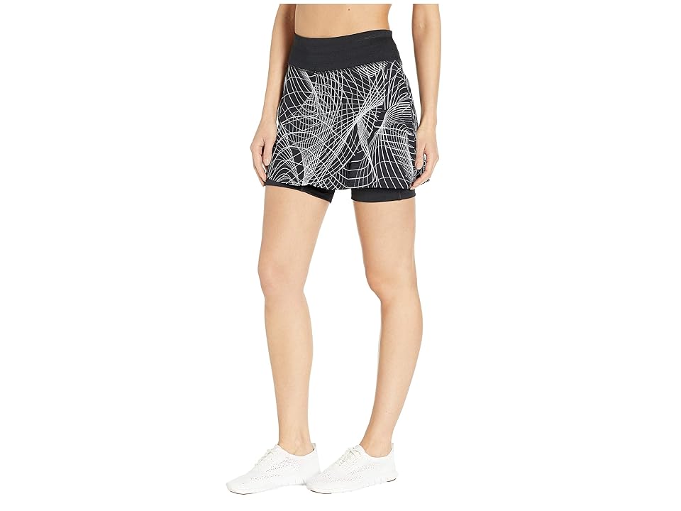 

Skirt Sports Hover Skirt (Galactic Print) Women's Skort, Black