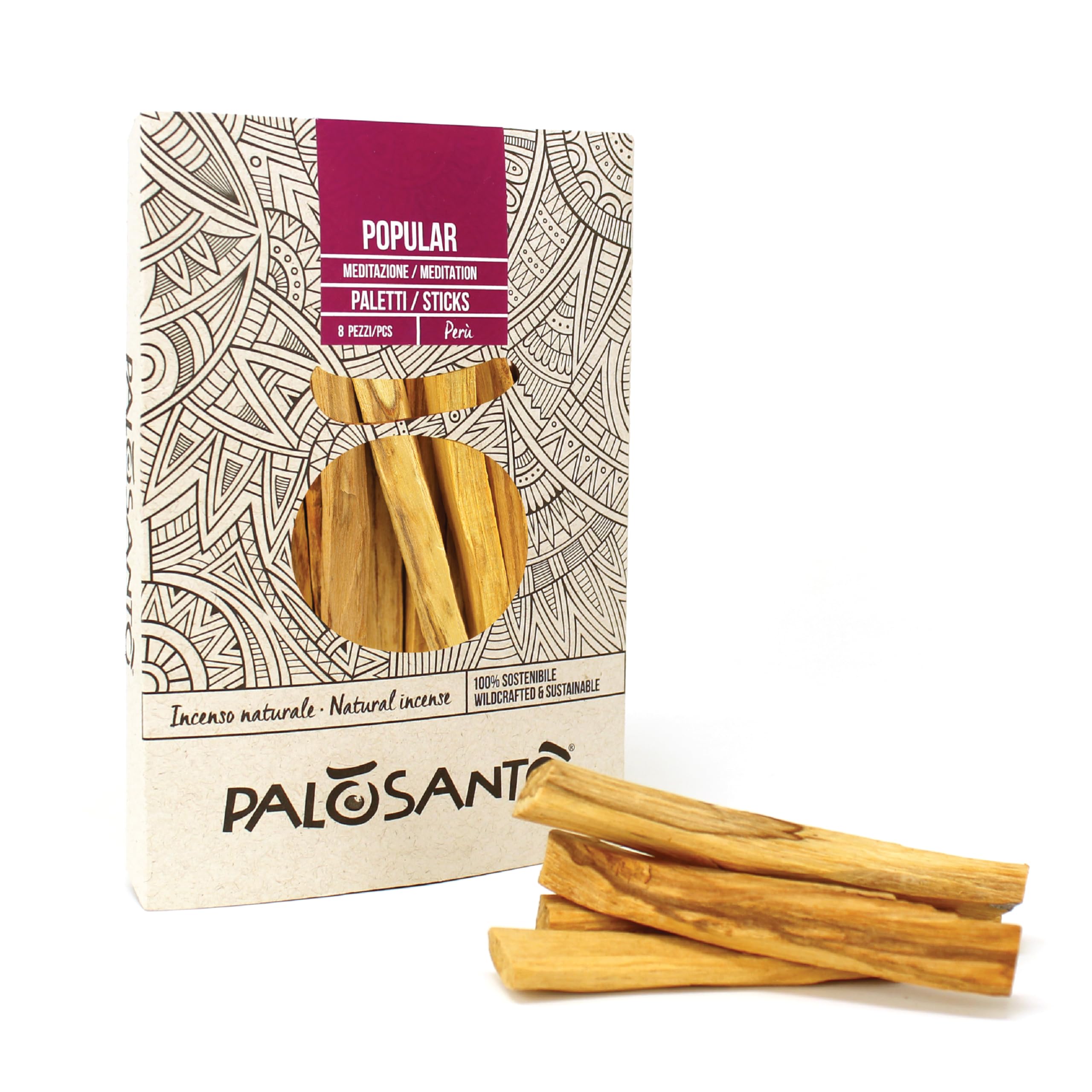 Bursera Graveolens Palo Santo Batons Ayabaca 8 Sztuk Encens Naturel Purification Maison Qualité Supérieure