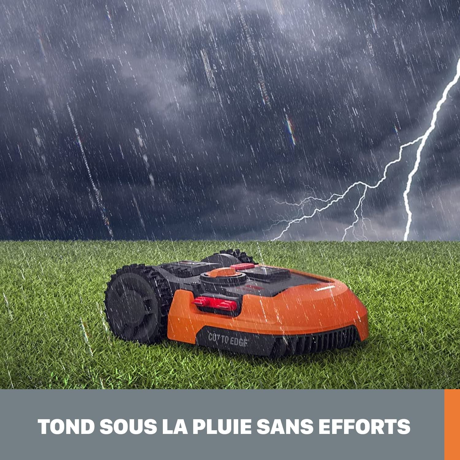 WORX Robot cortacésped Landroid M700 Plus 20V Máx. | WR167E | Superficie de hasta 700m2 | Pendientes de hasta el 35% | Navegación Inteligente |Cut to Edge 2,6 cm del Borde