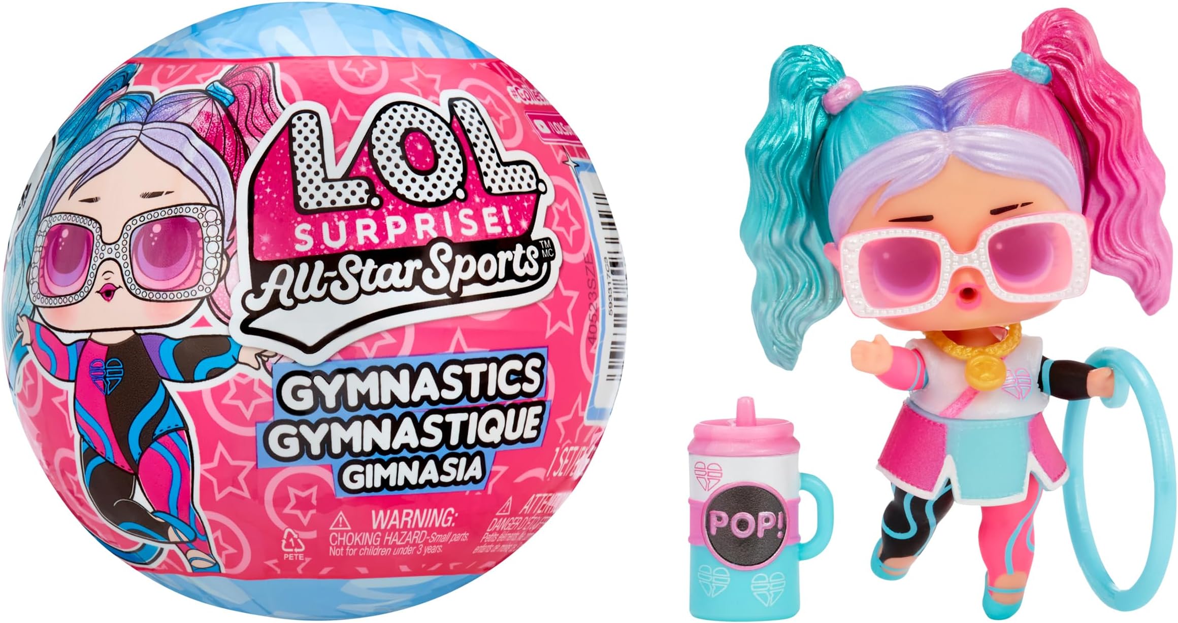 LOL Surprise All Star Sports Gymnastics with Collectible Doll, 8 Surprises, Gymnastics Theme, Balance Beam Ball, Sports Doll, Great Gift, Limited Edition Doll