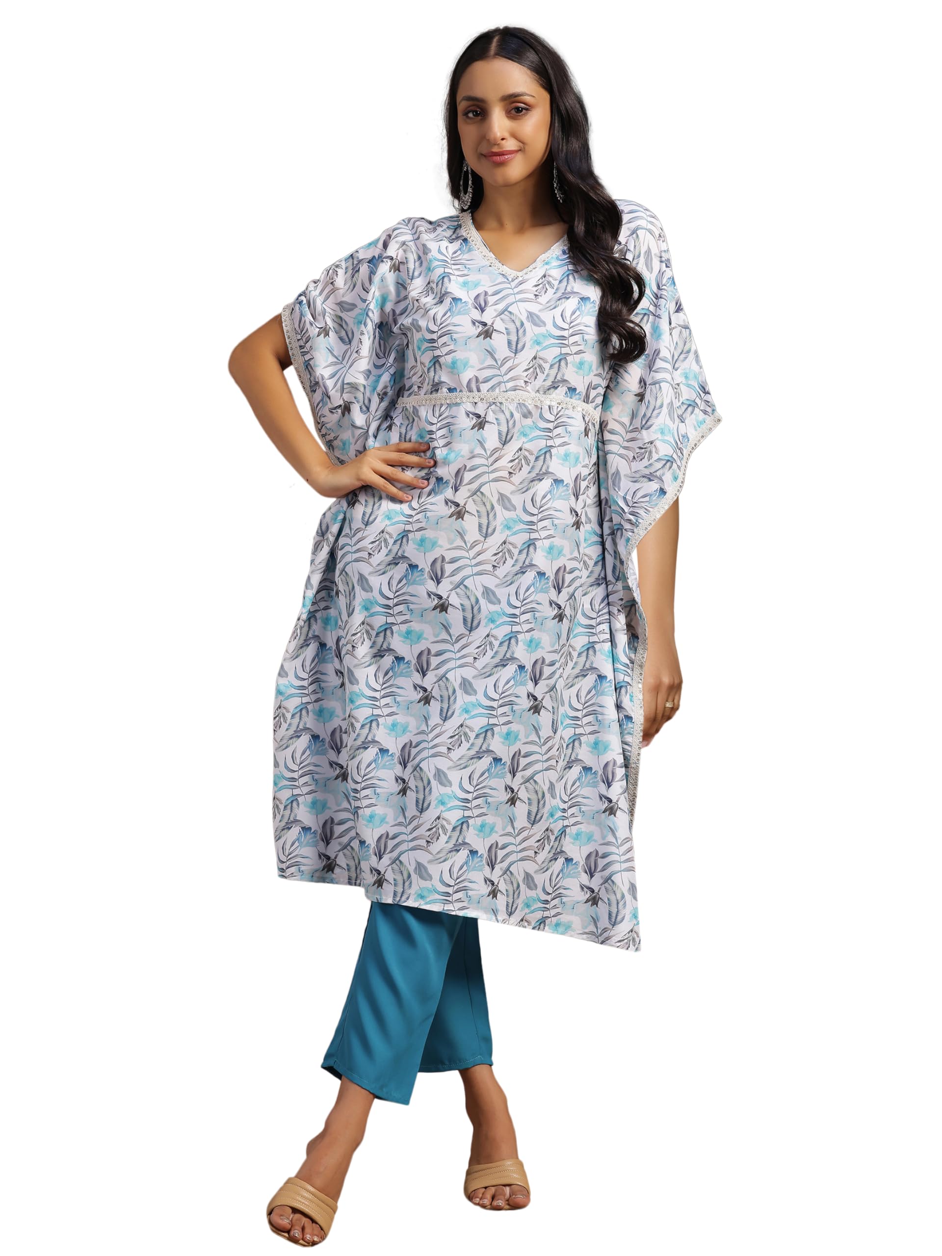 Women's Silk Blend Printed Co-Ords-image-30
