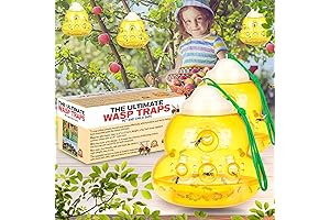 Bee Wasp Traps for Outside, Effective Outdoor Wasp Killer, Reusable Hornet Yellow Jacket Trap