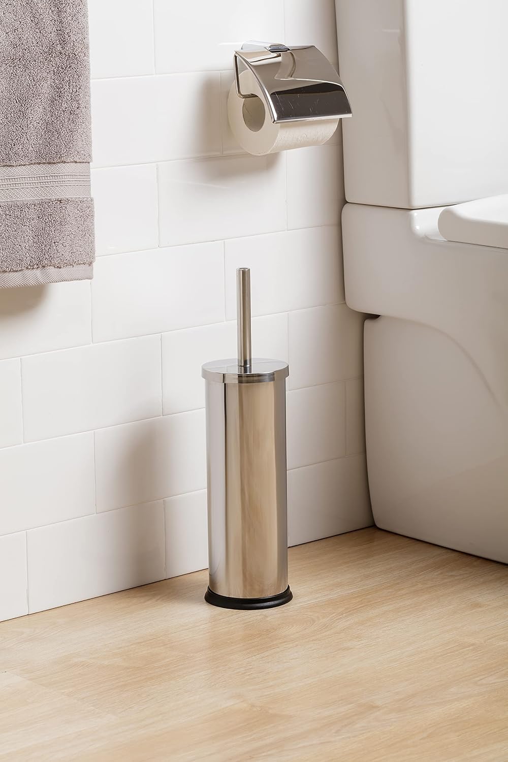 TATAY Toilet Brush, Metallic, 10.2 x 10.2 x 38.5 cm - Image 3