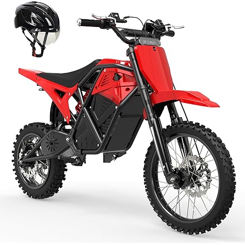 ESKUTE Electric Dirt Bike for Teens Adults, Mid-Drive Motor 3500W Peak, Electric Motorcycle 48V23Ah Battery, 53-Mile Range, 38mph, Hydraulic Nitrogen Dual Shock Absorbers